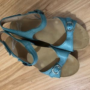 Teal Dansko Tricia (Heeled Sandal), EU 38
